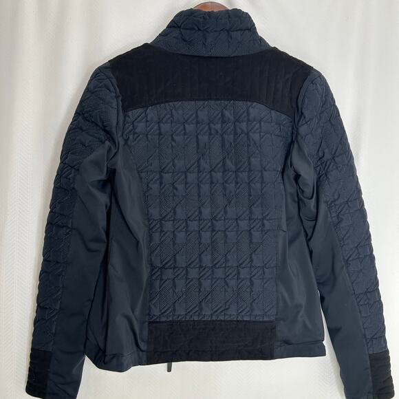 Kerrit women’s black quilted jacket zip up equestrian horses ranch size small - Picture 6 of 6